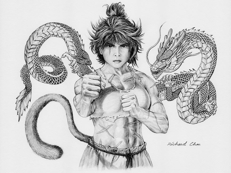 Sol Yulaan - Pencil Drawing - Commissioned by Yuli-Ban from DeviantArt